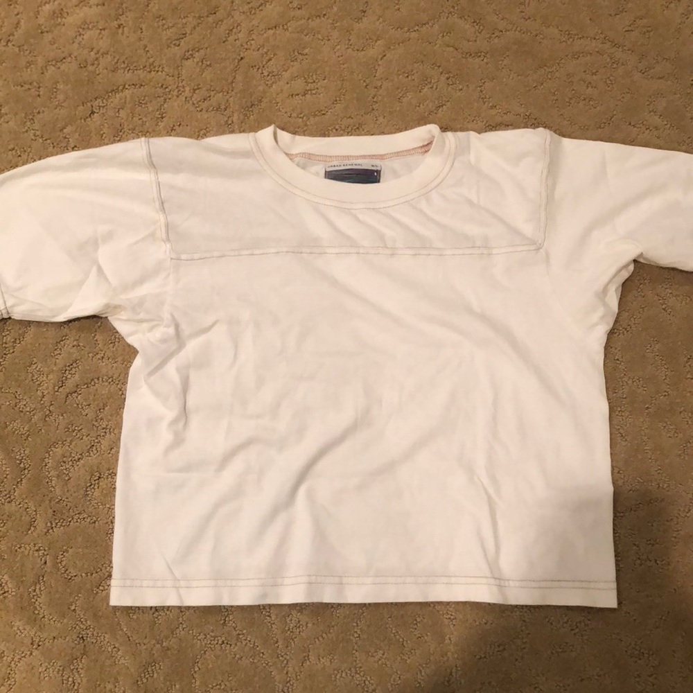UO Urban Renewal White Tes T-Shirt